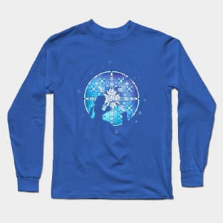 Vitral Snow Flakes Long Sleeve T-Shirt